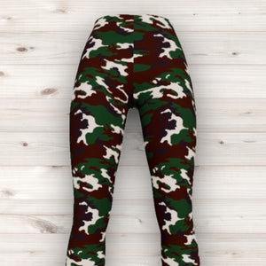 Men's Wrestling Tights - Camouflage Print