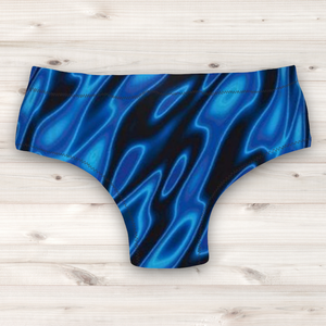 Men's Wrestling Trunks - Mirage Royal Print