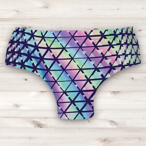 Men's Wrestling Trunks - Tech Print