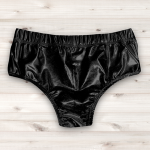 Men's Wrestling Trunks - Leather Look