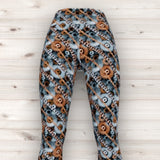 Men's Wrestling Tights - Cogs Print