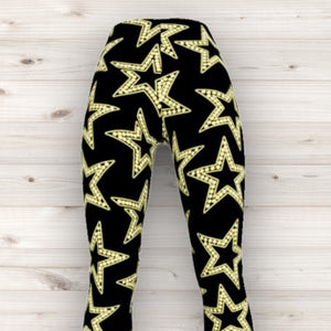 Men's Wrestling Tights - Mega Star Print