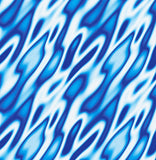 a blue and white background with wavy lines