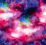 a colorful space filled with lots of stars