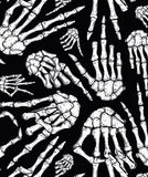 a black and white image of a bunch of bones