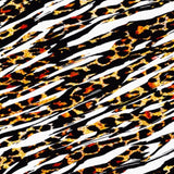 an animal print pattern is shown on a white background