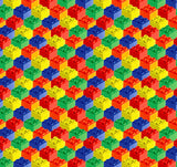 a colorful pattern made up of legos