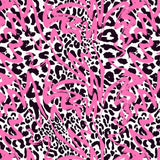 a pink and black animal print background